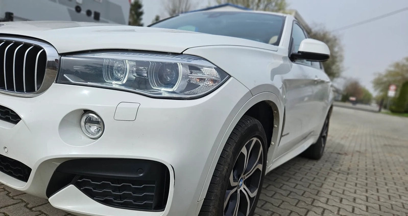 BMW X6 cena 163000 przebieg: 169000, rok produkcji 2016 z Biała małe 631